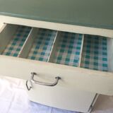 Vintage wooden storage cabinet