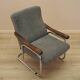 Italian lounge chair with reclining back, 1970s