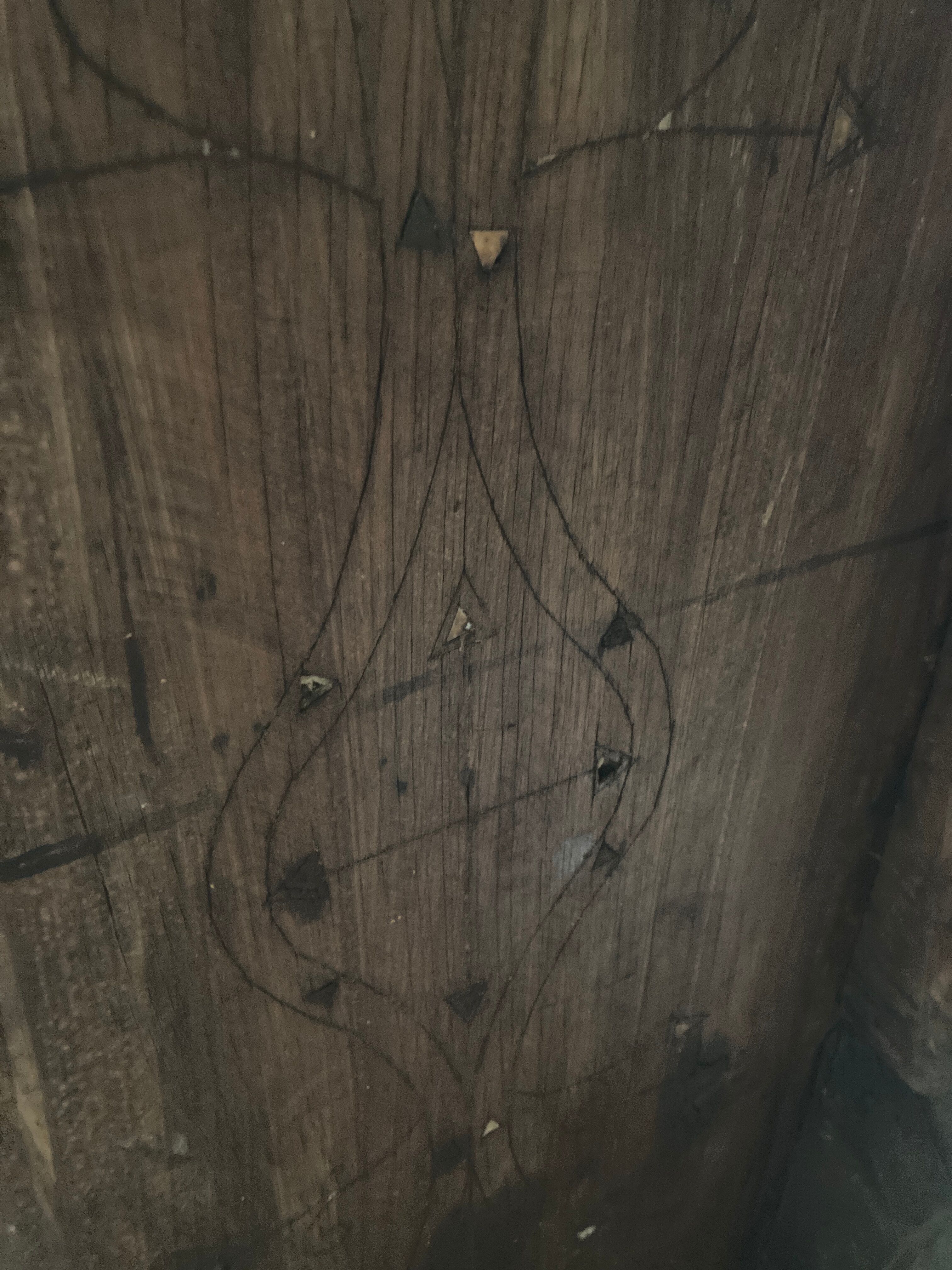 19th century Syrian, mother of pearl inlay marquetry wedding cabinet or chest