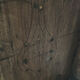 19th century Syrian, mother of pearl inlay marquetry wedding cabinet or chest