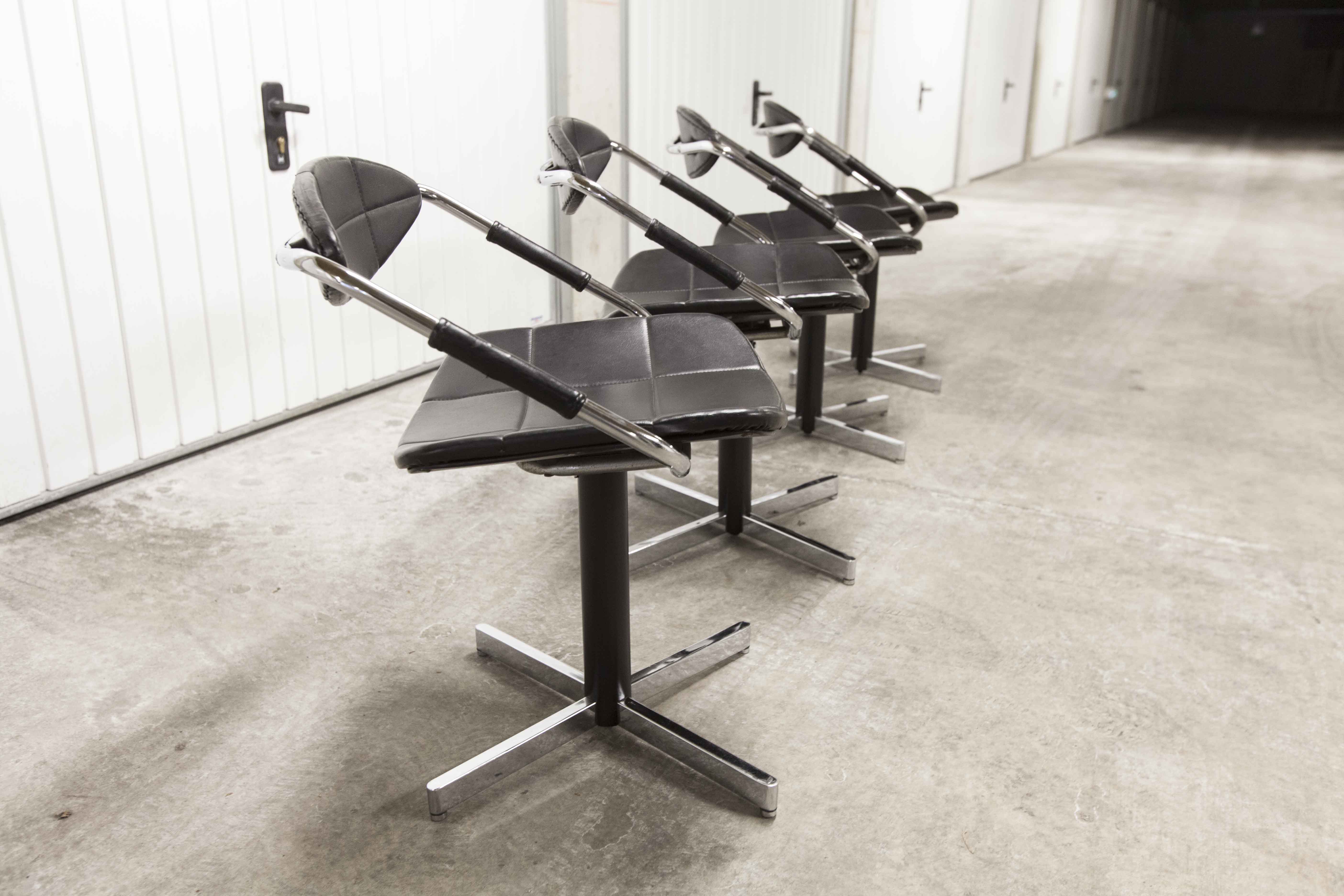 Set of 4 chairs armchairs Steiner model unesco 1962