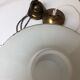 Danish opal glass pendant lamp Holmegarard / Space Age