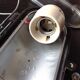 Industrial style porthole wall light, 50s-60s