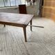 Table de ferme XIXème chêne 270cm avec allonges
