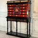 Antwerp cabinet, ebony, tortoiseshell, rosewood and bone, 17th century.