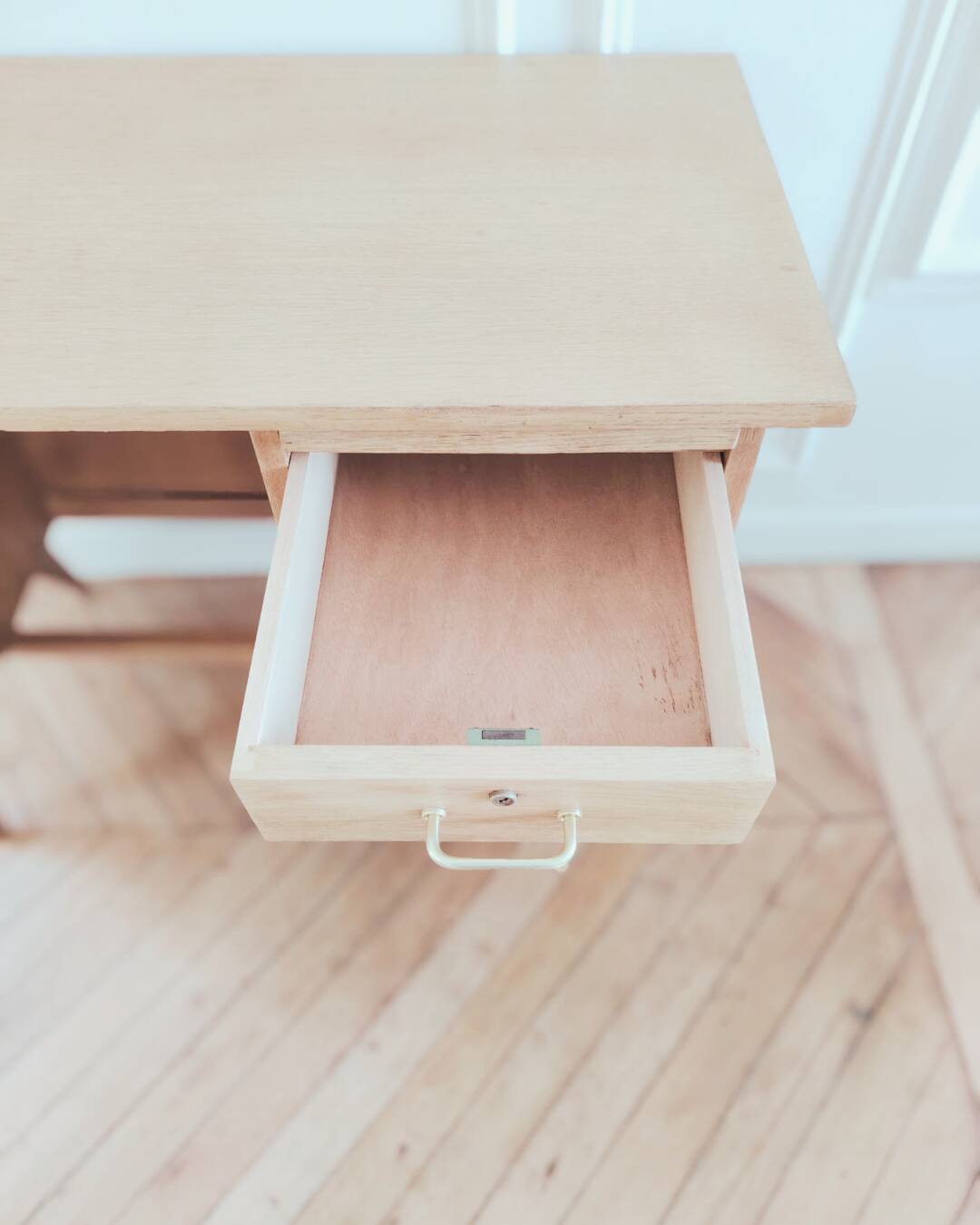 Renovated vintage Scandinavian desk, 1950s-60s.
