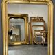 Mirror 156x110 Louis-Philippe 1830-1848 gilding with gold leaf