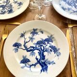 Set of eight German porcelain plates from the 1950s