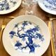 Lot de huit assiettes en porcelaine allemande années 50