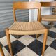Set of 4 Møller 75 chairs in oak