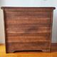 Brutalist buffet French work in solid oak – 1970s