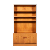 Vintage teak veneer cabinet from the 1970s, Denmark