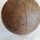 Antique wooden stair railing ball turned
