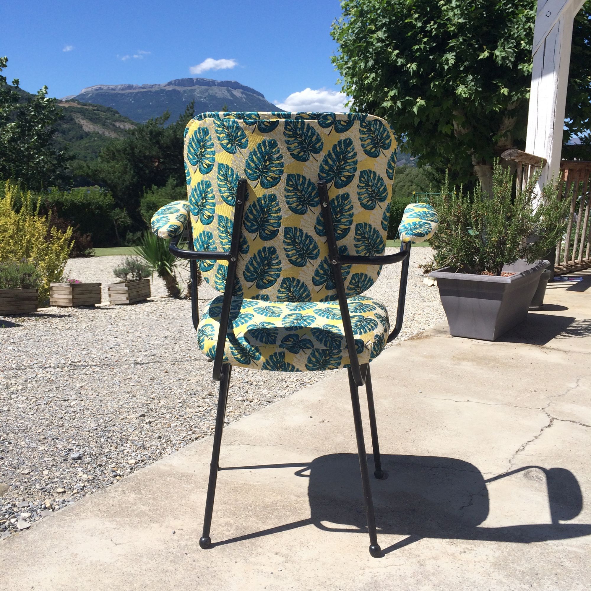 Old restored administration chair - 50s