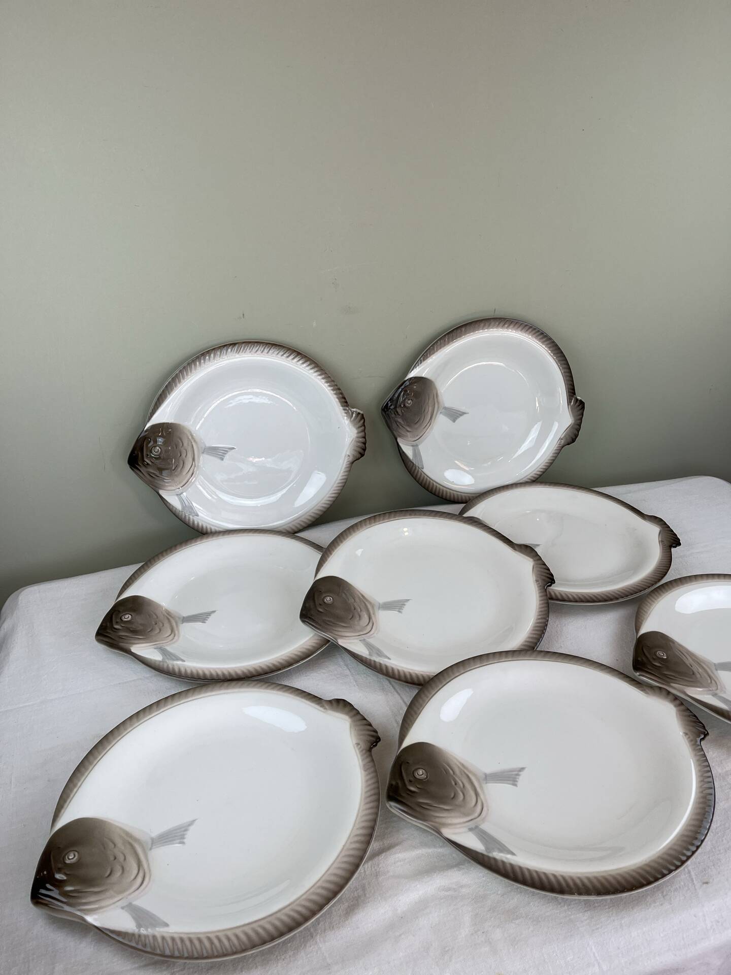Fish plates Longwy