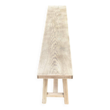 Renovated oak farm bench from the 20th century, 180cm.