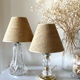 Crystal lamp with lampshade