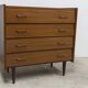 Commode scandinave 4 tiroirs 1960
