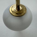 Lot of 3 old vintage opaline wall lights
