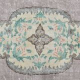 Geometric Tribal Wool Vintage Rug