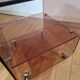 Rolling dessert trolley in Altuglas by Michel Dumas for Roche Bobois.