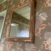 Miroir mural doré cadre Montparnasse vintage