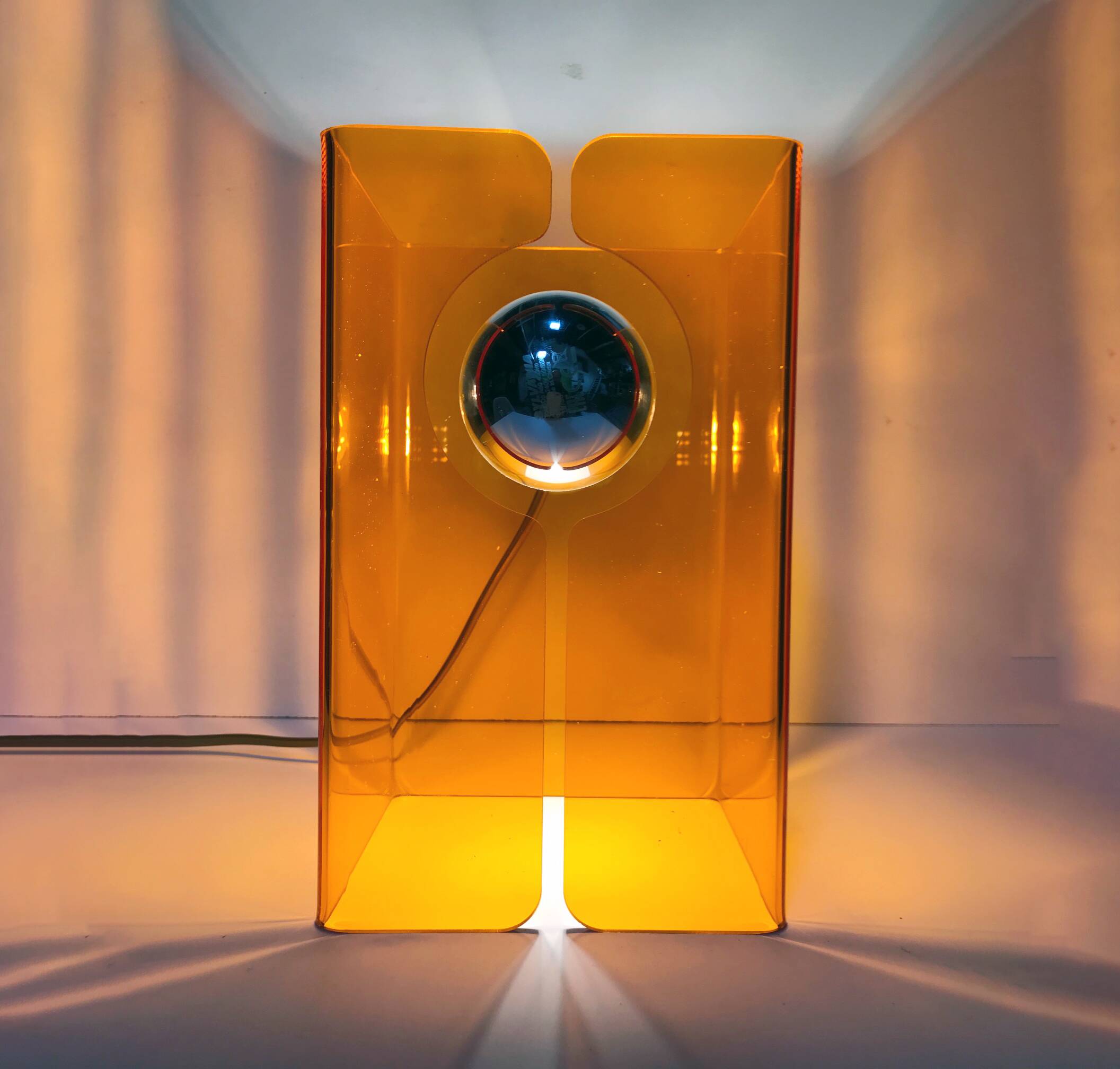 Lampe de Table Vintage • V.Orange • Space Age • 1970