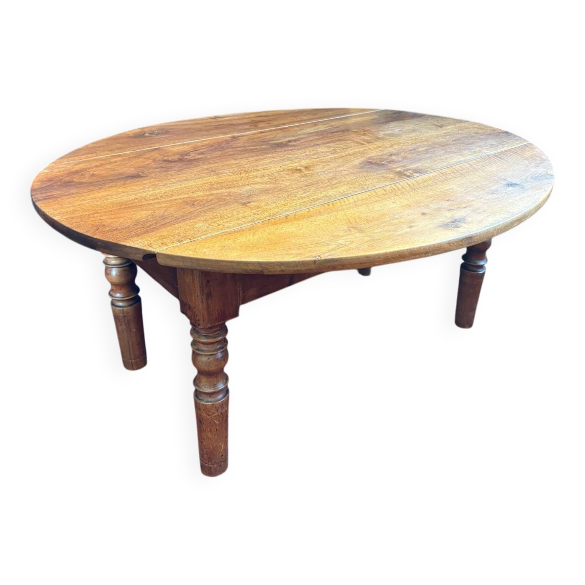 Table basse ovale à rabats