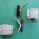 Pair of antique gold wall sconces