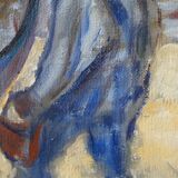 Swedish modern painting, 1970s Börje Nettelbring (1913-1986). oil on canvas. framed.