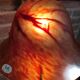 Mushroom lamp glass paste