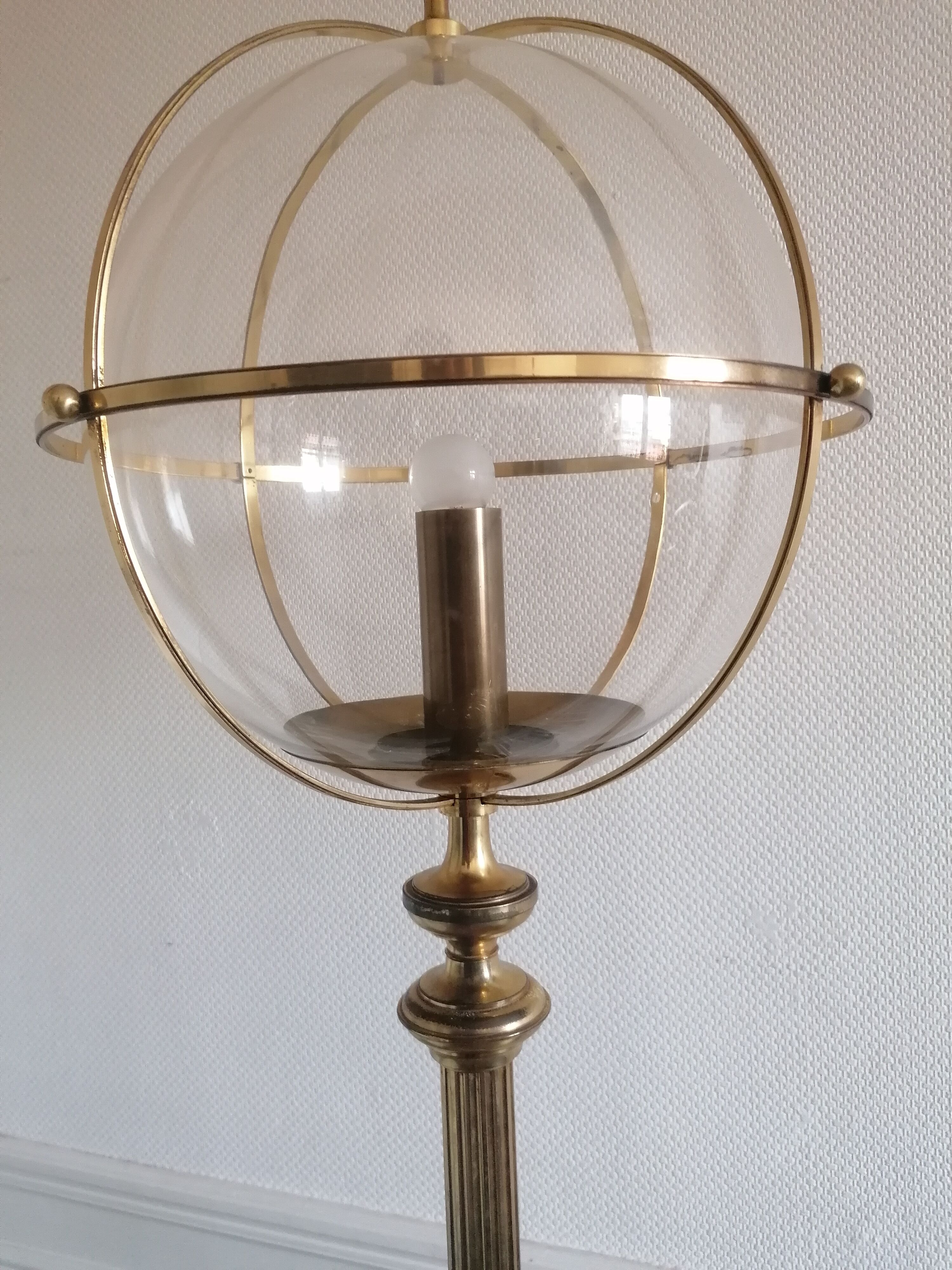 Astrolabe floor lamp year 70