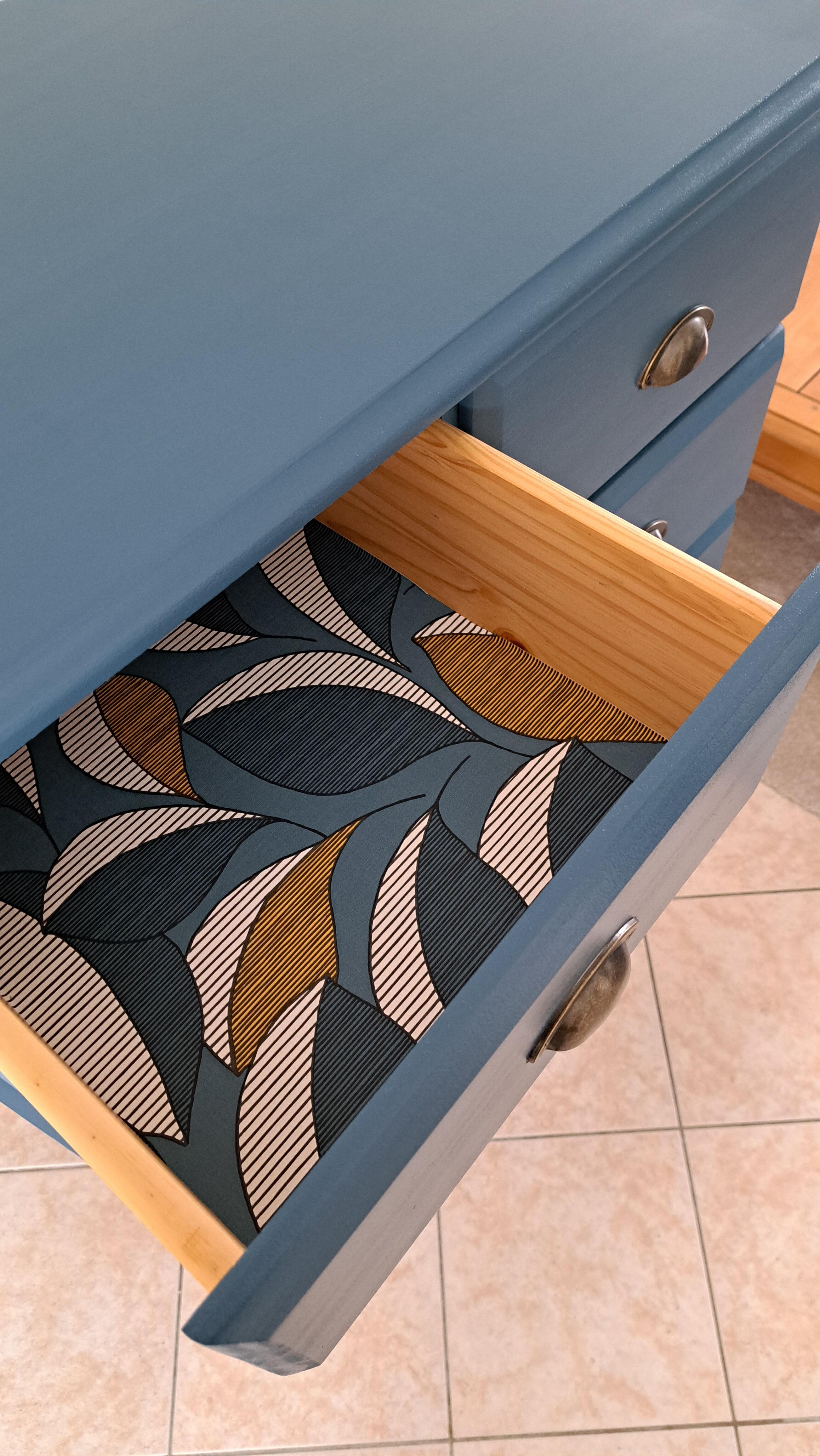 Commode blue ganne