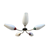 Vintage ceiling suspension 5 arms 50s/60s