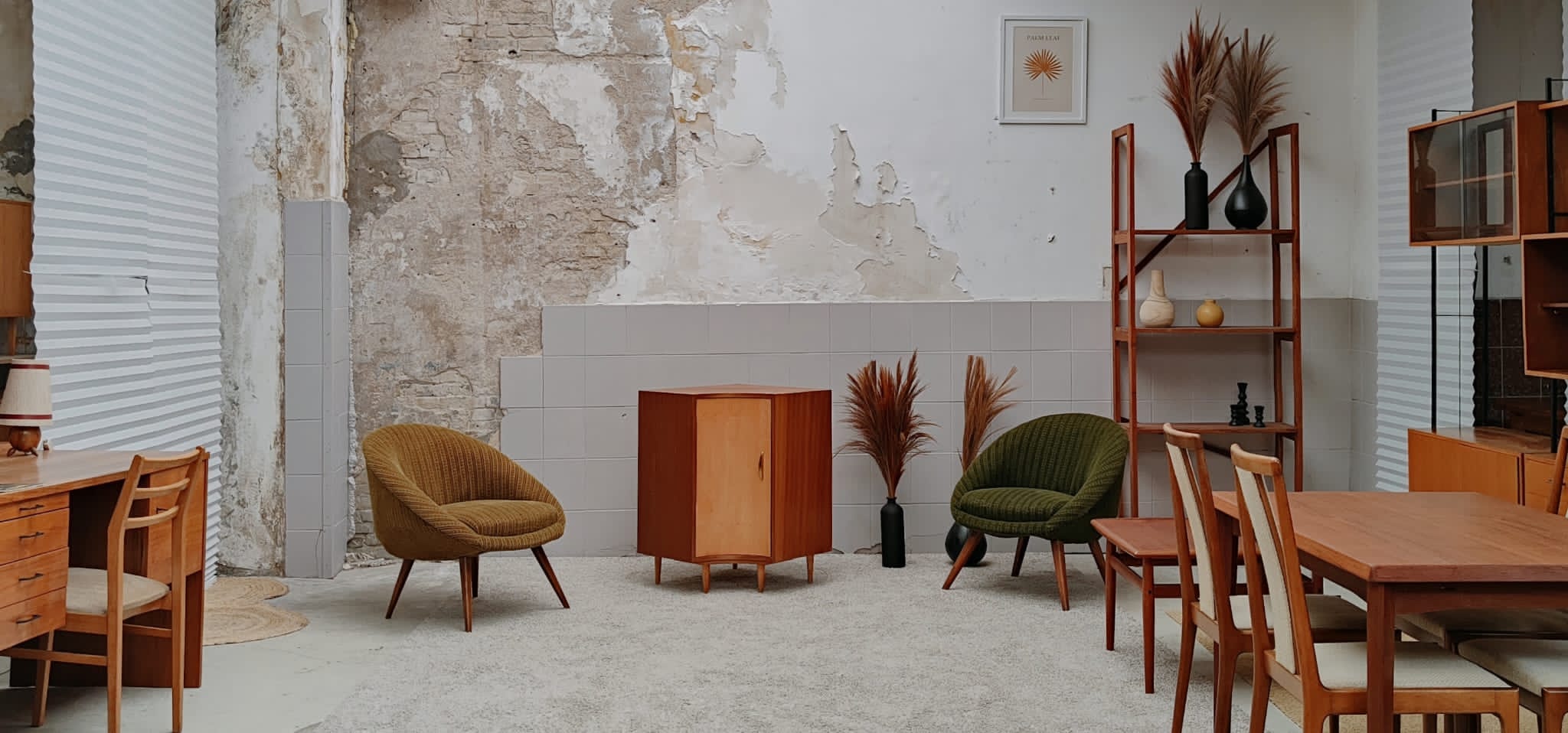 Mid Century corner cabinet