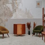 Mid Century corner cabinet