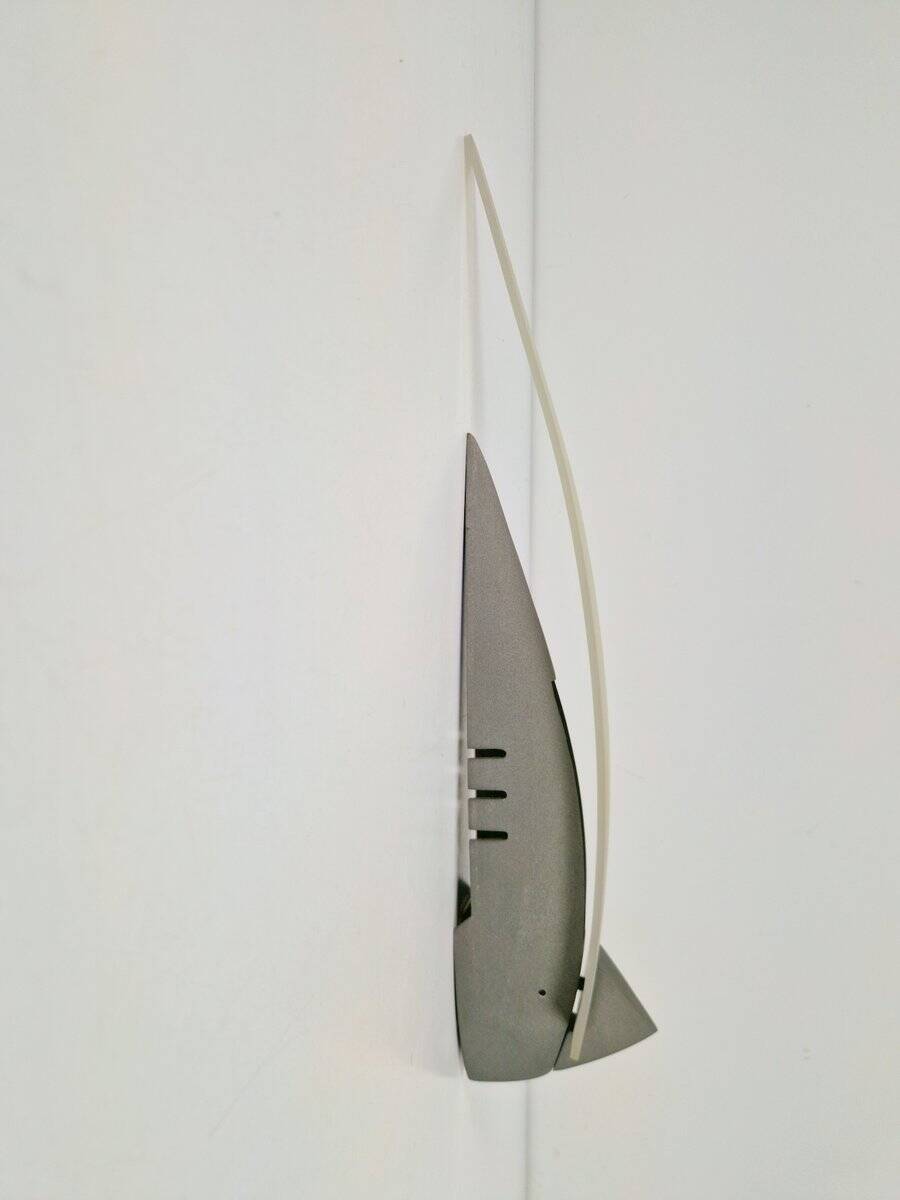 Zebulon Wall Lamp attributed to Studio Zebulon for Maison Lucien Gau Paris 80, 1980s