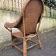 Arts & Crafts armchair in wicker and rattan attributed to Dryad & Co, UK, circa 1920.