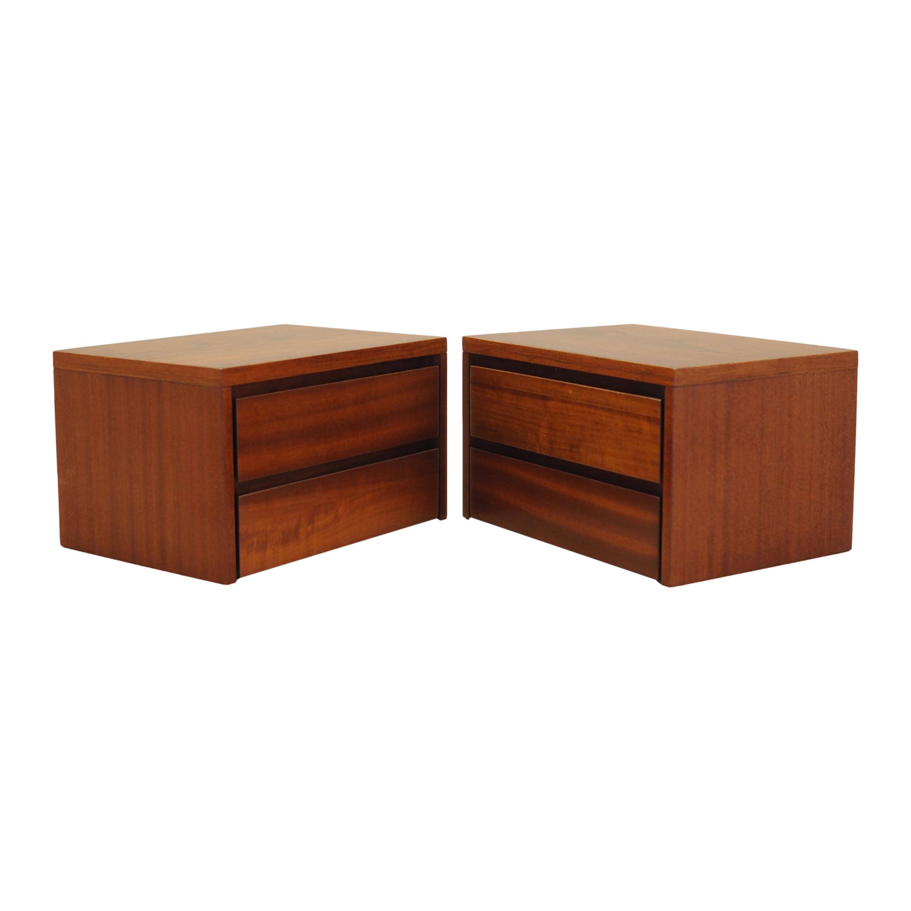 Set of two wall cabinets, Danish design, 1970s, production: Denmark