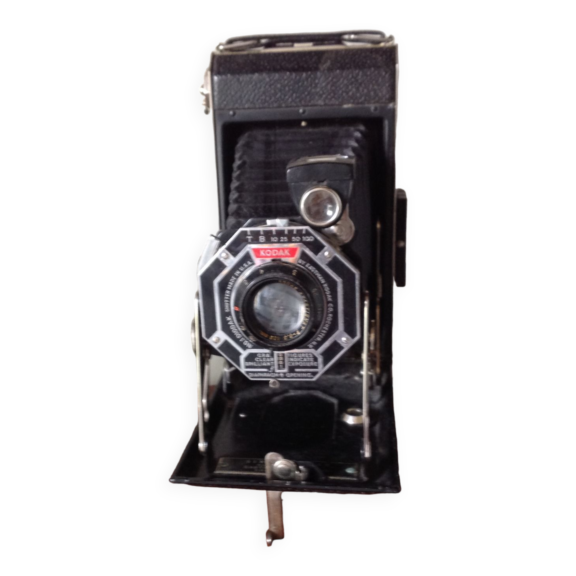 Kodak bellows camera with bag