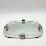 Venetian "dishcloth" mirror in Murano glass, 1960s