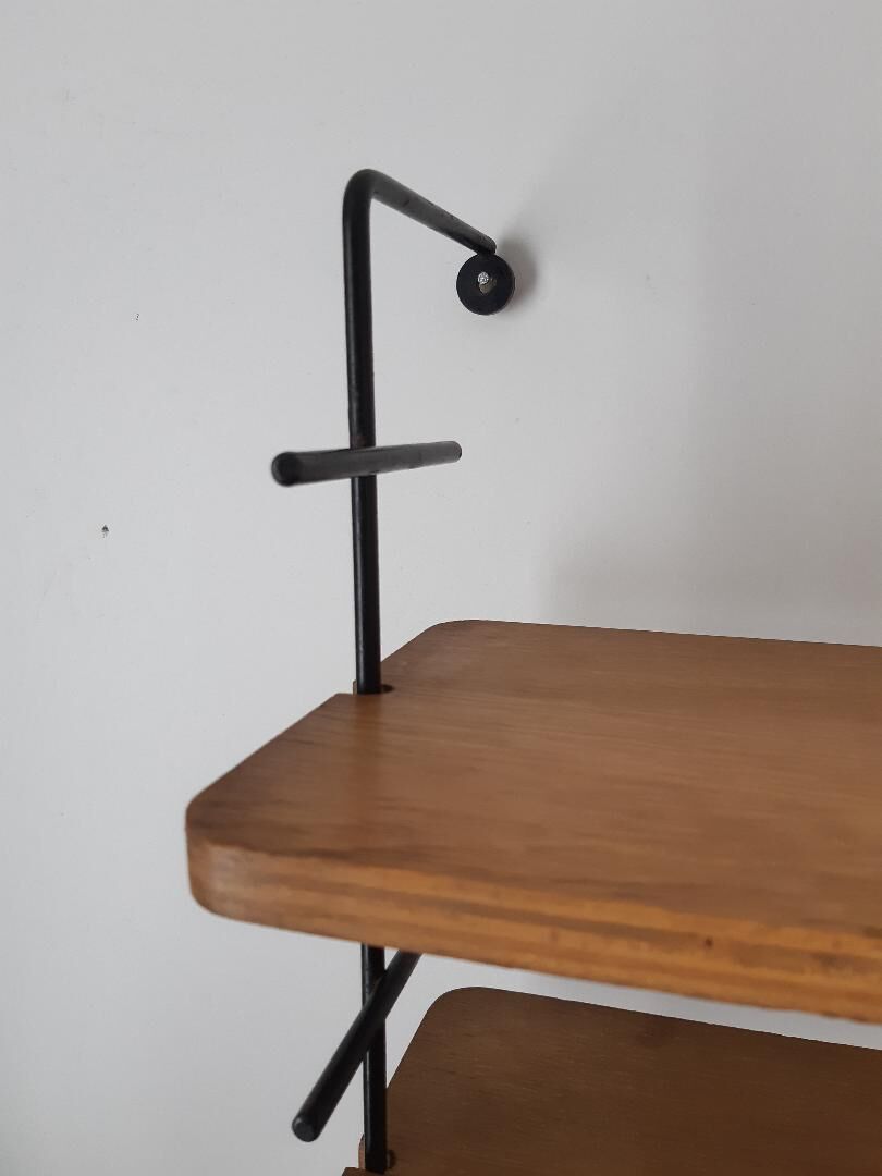 1950s wall string shelf
