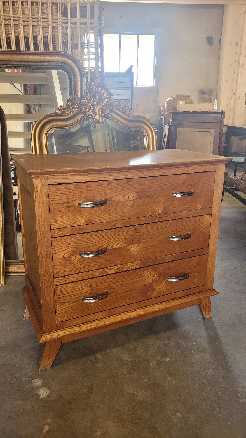 Vintage chest of drawers 1950 feet compass 3 drawers