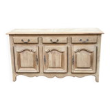 Restored 19th-century solid oak sideboard, 190cm