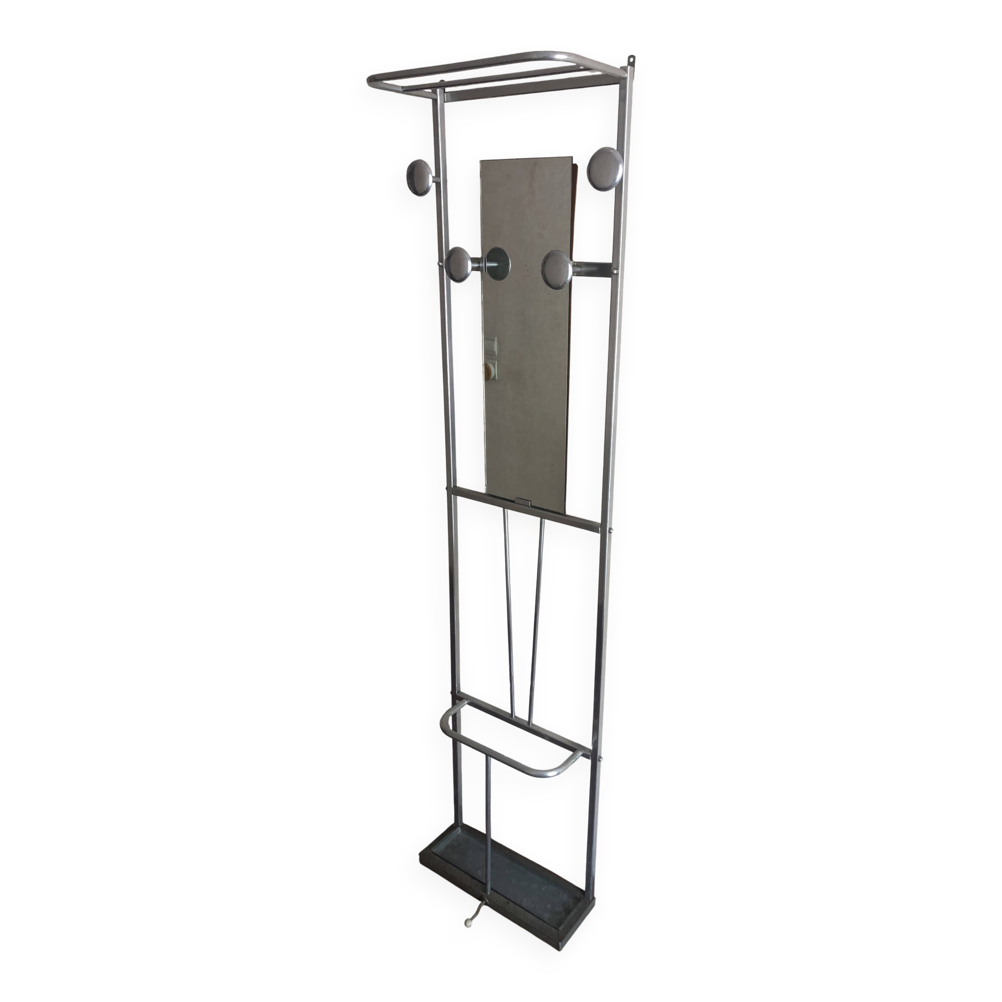 Vintage 1950s coat rack wardrobe