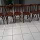 Suite of 6 chairs of Bistrot Luterma year 1950