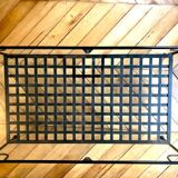 Forged iron coffee table