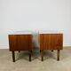 Pair of Scandinavian teak bedside tables, 1960s