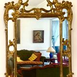 Gilded decorative miror with double frame Louis XIV st., France twentieth century