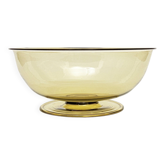 Murano glass bowl from Ascribable to Vittorio Zecchin for Cappellin 1930s